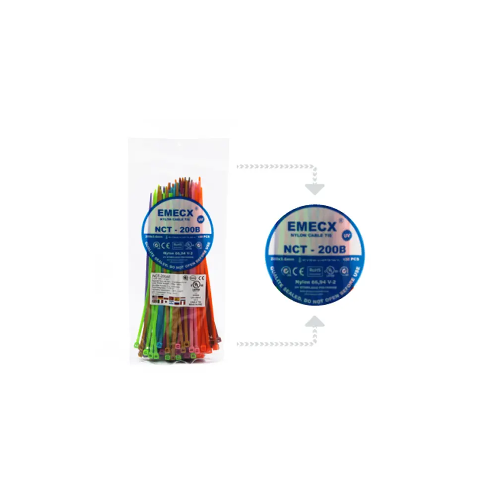 Cintillo 10 Colores 200mm X 3.6mm