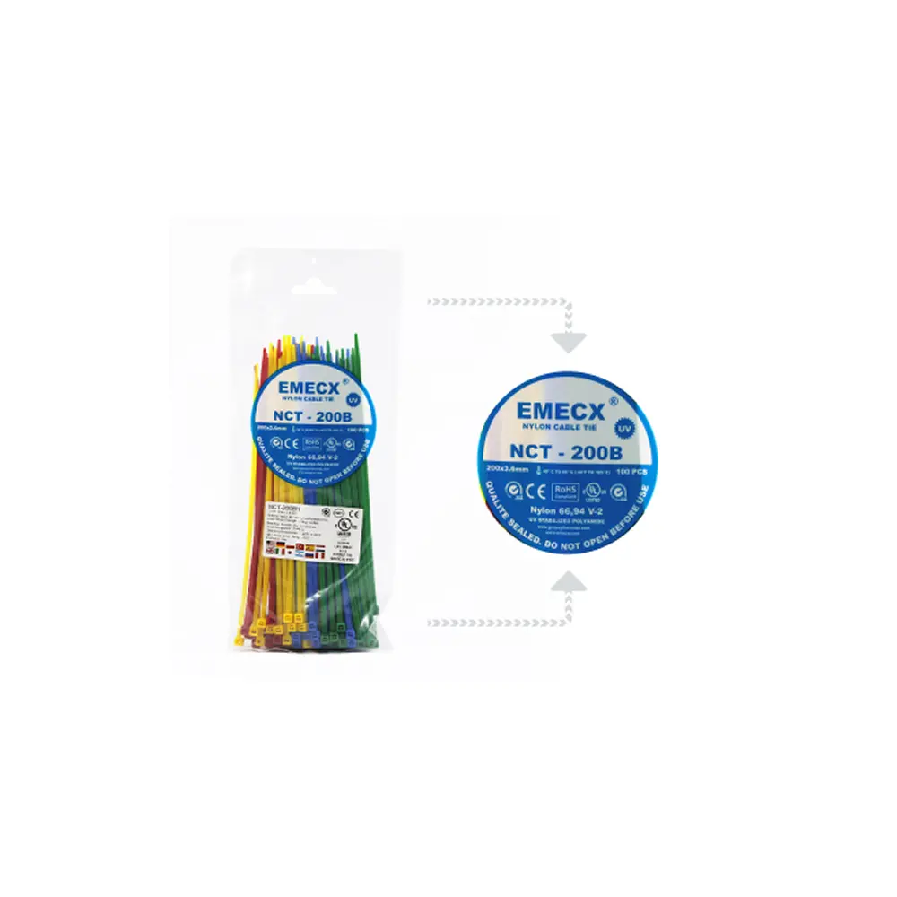 Cintillo 4 Colores 200mm X 3.6mm